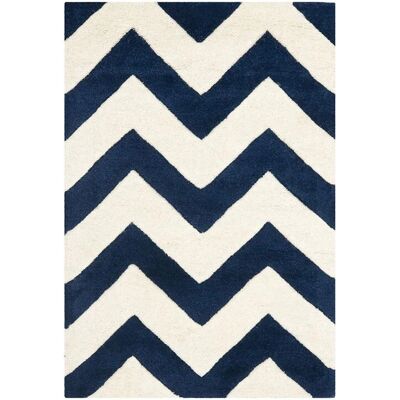 Safavieh Crosby - Bleu - 91x61 cm - Laine Tapis Safavieh Crosby - Bleu - 91x61 cm - Laine Tapis