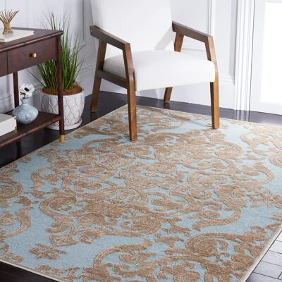 Safavieh Marigot Wasser/Braun Teppich - Teppich Safavieh Marigot Wasser/Braun Teppich - Teppich