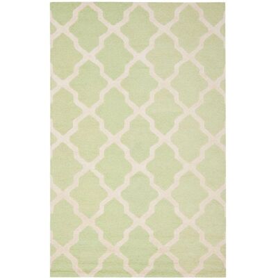 Safavieh Modèle Ava Tapis en Laine Vert - Tapis Safavieh Modèle Ava Tapis en Laine Vert - Tapis