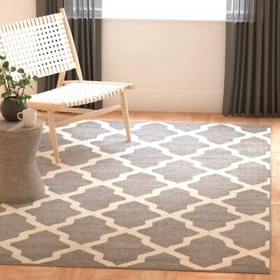 Safavieh Silber Wollteppich - Rechteckig 240x150cm - Teppich Safavieh Silber Wollteppich - Rechteckig 240x150cm - Teppich
