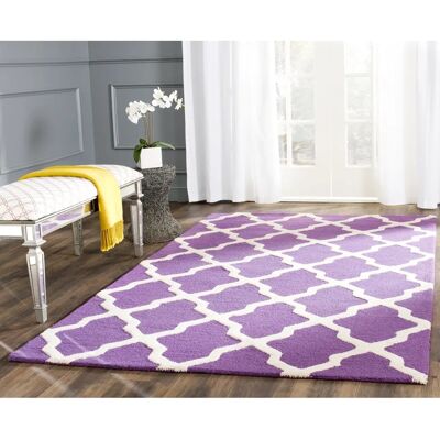 Tapis Safavieh Ava - Textile Rectangulaire Violet 240x150 cm - Publicité Tapis Safavieh Ava - Textile Rectangulaire Violet 240x150 cm - Publicité