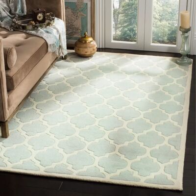 Safavieh Camilla - grau - 270x180 cm - Wolle Teppich Safavieh Camilla - grau - 270x180 cm - Wolle Teppich