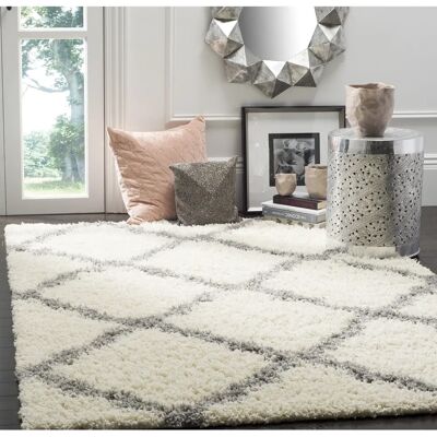 Safavieh Aldo Polyester Beigefliserte Teppich - Rechteckig 230x154 cm Safavieh Aldo Polyester Beigefliserte Teppich - Rechteckig 230x154 cm
