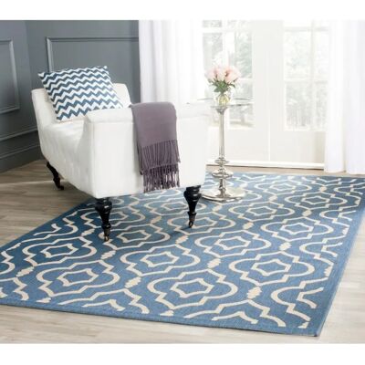 Safavieh Mykonos Blau Innen/Außen Teppich - Teppich Safavieh Mykonos Blau Innen/Außen Teppich - Teppich