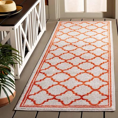 Safavieh - Aldona - Orange - 210x68x0.64 cm - Outdoor Rug Safavieh - Aldona - Orange - 210x68x0.64 cm - Outdoor Rug