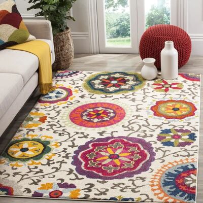 Safavieh Modèle MNC233 - Tapis au Motif Moderne - Publicité Safavieh Modèle MNC233 - Tapis au Motif Moderne - Publicité