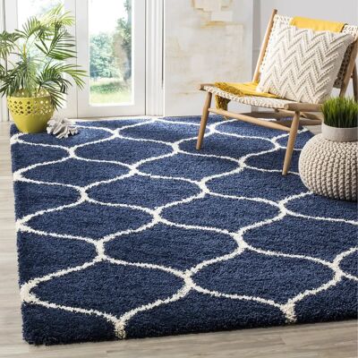 Tapis Bleu Zoey de Safavieh - Rectangulaire 183x122cm - Publicité Tapis Bleu Zoey de Safavieh - Rectangulaire 183x122cm - Publicité