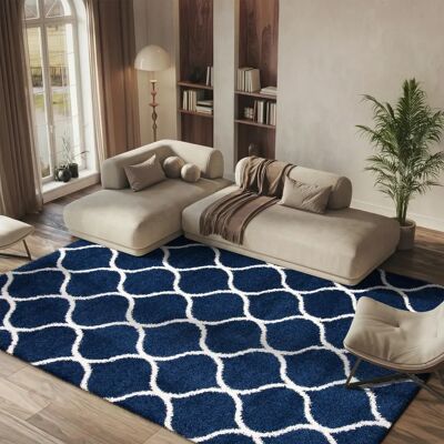 Safavieh Zoey Polypropylen Blau Teppich 229x155cm - Teppich Safavieh Zoey Polypropylen Blau Teppich 229x155cm - Teppich