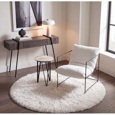 Safavieh - Chatham - Poliéster natural - Redondo 152 cm - Rug Safavieh - Chatham - Poliéster natural - Redondo 152 cm - Rug
