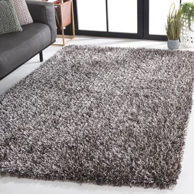 Tapis en polyester Mara de Safavieh - Rectangulaire, 183x122 cm, Doux & Texturé Tapis en polyester Mara de Safavieh - Rectangulaire, 183x122 cm, Doux & Texturé