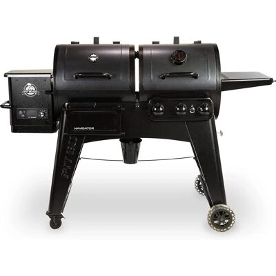 Boss - Gril à gaz et pellet - Fumoir électrique 8 en 1 - 10510cm² - Barbecue - Publicité Boss - Gril à gaz et pellet - Fumoir électrique 8 en 1 - 10510cm² - Barbecue - Publicité