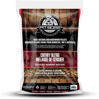 Pellets de Cerise Pit Boss 9kg - Combustible pour fumage et grillade - Publicité Pellets de Cerise Pit Boss 9kg - Combustible pour fumage et grillade - Publicité