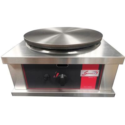 Crêpière gaz professionnelle carrée Sofraca - Ø 400 mm - Publicité Crêpière gaz professionnelle carrée Sofraca - Ø 400 mm - Publicité