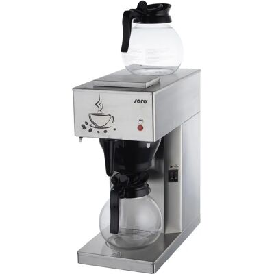 Machine à café électrique avec 2 verseuses - Publicité Machine à café électrique avec 2 verseuses - Publicité