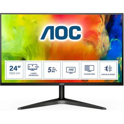 AOC 24B1H Full HD Monitor - VA panel, bez rámečku, 23,6" AOC 24B1H Full HD Monitor - VA panel, bez rámečku, 23,6"