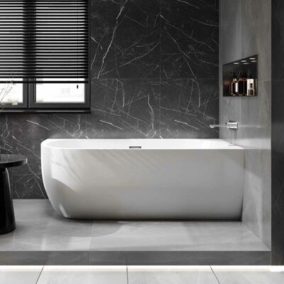 Bernstein Lena Corner Bañera de acrílico - Blanco - 170x178cm Bernstein Lena Corner Bañera de acrílico - Blanco - 170x178cm
