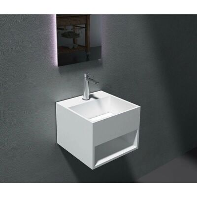Bernstein PB2035 Lavabo mural con almacenamiento - 32,5x32,5x25cm Bernstein PB2035 Lavabo mural con almacenamiento - 32,5x32,5x25cm