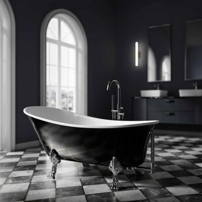 Bernstein Paris Freistehende Badewanne - Hochwertiges Acryl - Optionale Metallfüße Bernstein Paris Freistehende Badewanne - Hochwertiges Acryl - Optionale Metallfüße