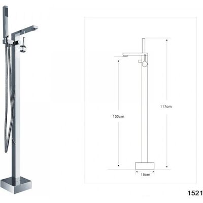 Bernstein - BELAQUA - 170 x 80 x 58 cm - bañera exenta Bernstein - BELAQUA - 170 x 80 x 58 cm - bañera exenta