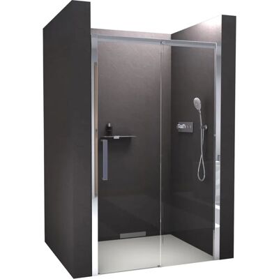 Bernstein Modèle DX906 FLEX - Enceinte de Douche en Verre Nano Transparent - 1700mm - Publicité Bernstein Modèle DX906 FLEX - Enceinte de Douche en Verre Nano Transparent - 1700mm - Publicité