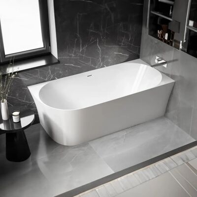 Bernstein Baignoire en acrylique Nova Slim Line - Installation à droite - 150/170cm - Publicité Bernstein Baignoire en acrylique Nova Slim Line - Installation à droite - 150/170cm - Publicité