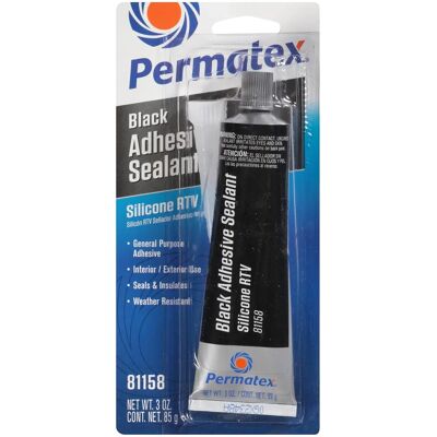 Selante de Silicone Preto Permatex 3 Oz Selante de Silicone Preto Permatex 3 Oz