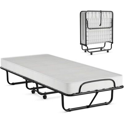 GOPLUS - Brandina Pieghevole con Materasso 10 cm - 190x80x39 cm - 130 kg - Folding Bed - Publicité GOPLUS - Brandina Pieghevole con Materasso 10 cm - 190x80x39 cm - 130 kg - Folding Bed - Publicité