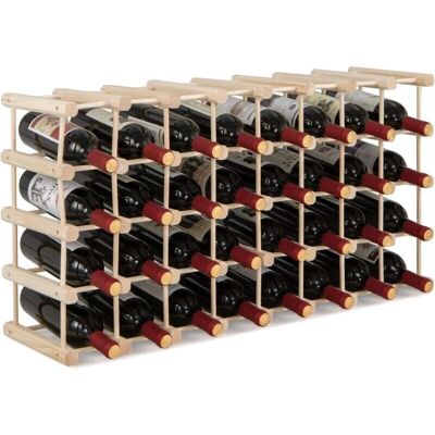 COSTWAY Botellero de Vino - Modular, 36 Botellas COSTWAY Botellero de Vino - Modular, 36 Botellas