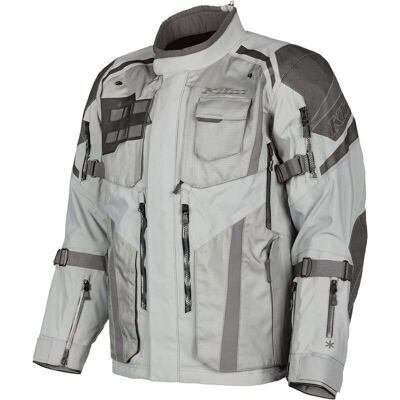 Chaqueta textil de motocicleta Klim Badlands Pro 2023 - Gris, 3XL Chaqueta textil de motocicleta Klim Badlands Pro 2023 - Gris, 3XL