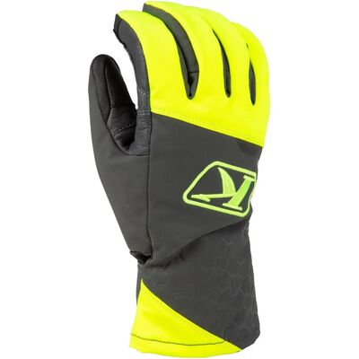 Guantes de motos de nieve Klim PowerXross - Gris Amarillo - S Guantes de motos de nieve Klim PowerXross - Gris Amarillo - S