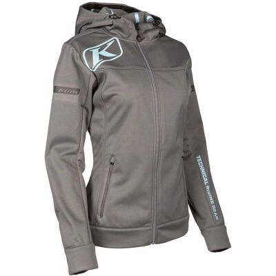 Felpa con Cappuccio KLIM Evolution Castlerock-Cristal Felpa con Cappuccio KLIM Evolution Castlerock-Cristal