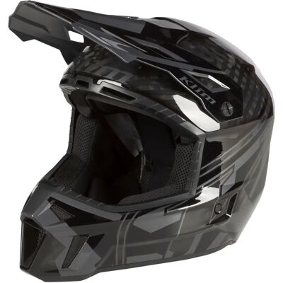 Casco da motoslitta Klim F3 Carbon Pro - Nero Grigio - L Casco da motoslitta Klim F3 Carbon Pro - Nero Grigio - L