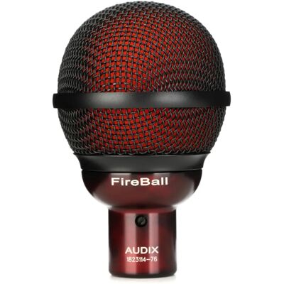 Audix FireBall Microphone - Microphone Dynamique Cardioïde pour Instruments et Voix - Publicité Audix FireBall Microphone - Microphone Dynamique Cardioïde pour Instruments et Voix - Publicité