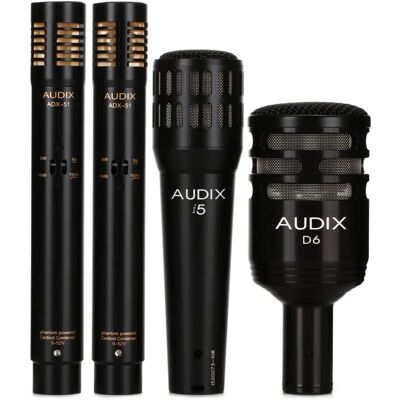 Audix DP QUAD Microfoon Set - Drummicrofoons voor studio & live Audix DP QUAD Microfoon Set - Drummicrofoons voor studio & live