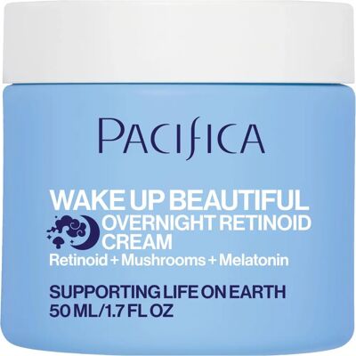 Pacifica Wake Up Beautiful Crème de Nuit au Rétinoïde - Crème de Nuit - Publicité Pacifica Wake Up Beautiful Crème de Nuit au Rétinoïde - Crème de Nuit - Publicité