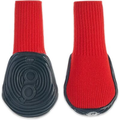 Petsexclusive Gooeez Normale Hundeschuhe - 2XL Rot/Schwarz Petsexclusive Gooeez Normale Hundeschuhe - 2XL Rot/Schwarz