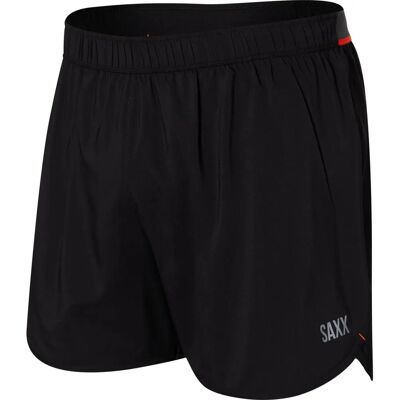 Pantalones cortos de running para hombres Saxx - Negro - 5" Pantalones cortos de running para hombres Saxx - Negro - 5"