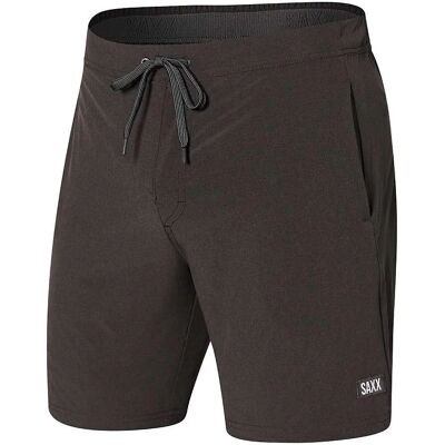 Saxx 2N1 Shorts Faded Black Heather - Pantaloncini Saxx 2N1 Shorts Faded Black Heather - Pantaloncini