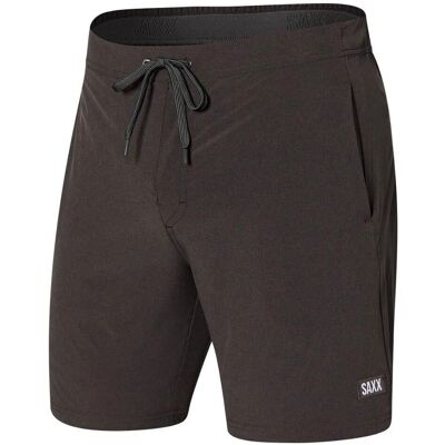 Saxx 2N1 Shorts Faded Black Heather - Short - Publicité Saxx 2N1 Shorts Faded Black Heather - Short - Publicité