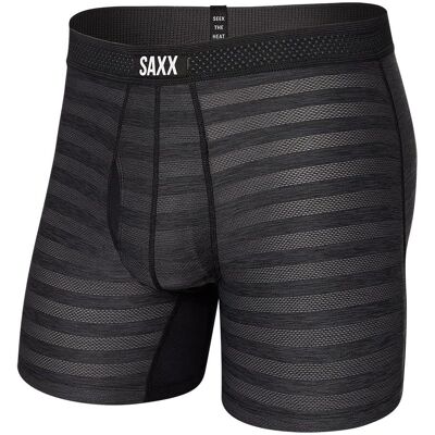 Saxx Negro Heather DropTemp Pantalones Boxer para Hombre Saxx Negro Heather DropTemp Pantalones Boxer para Hombre