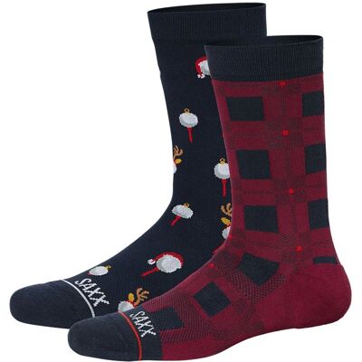Chaussettes Saxx Crew Multicolores - Chaussettes - Publicité Chaussettes Saxx Crew Multicolores - Chaussettes - Publicité