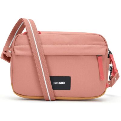 Pacsafe Poliestere Riciclato PacsafeGO Anti-furto Multifunzionale Elegante Tracolla Rosa - Tracolla Pacsafe Poliestere Riciclato PacsafeGO Anti-furto Multifunzionale Elegante Tracolla Rosa - Tracolla