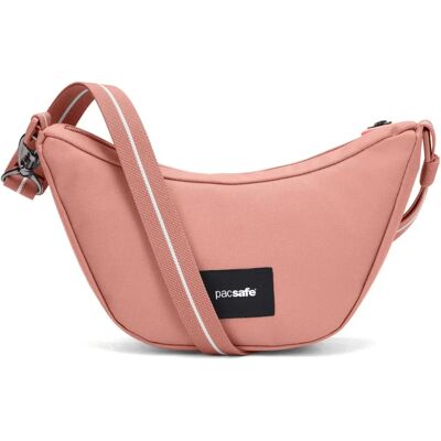 Pacsafe Recycled Polyester PacsafeGO Anti-Theft Convertible Stylish Lunar Crossbody Bag Rose Pacsafe Recycled Polyester PacsafeGO Anti-Theft Convertible Stylish Lunar Crossbody Bag Rose