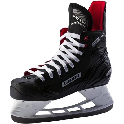 BAUER Kinder Eishockey-Schlittschuhe - Schwarz/Weiß/Rot - Modell Pro Skate Jr. BAUER Kinder Eishockey-Schlittschuhe - Schwarz/Weiß/Rot - Modell Pro Skate Jr.