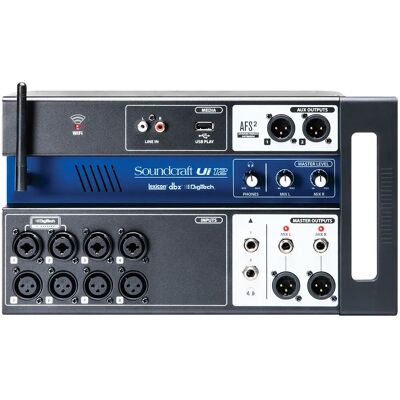 Mezclador Digital Soundcraft Ui12 - 12 Canales, Wi-Fi, Efectos Mezclador Digital Soundcraft Ui12 - 12 Canales, Wi-Fi, Efectos