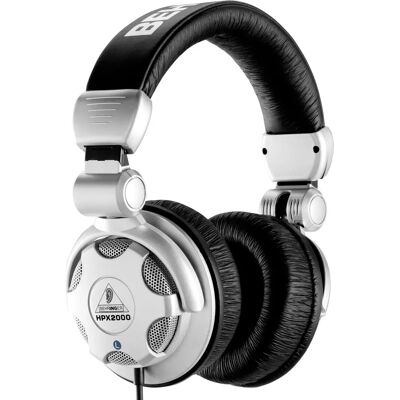 Behringer HPX2000 Hörlurar - DJ, Kablade, Svart, Silver Behringer HPX2000 Hörlurar - DJ, Kablade, Svart, Silver