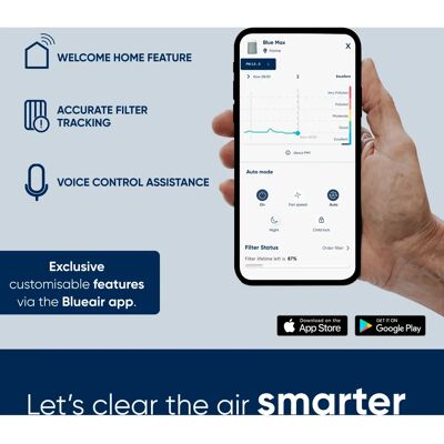 Blueair 3350i Max - Light grey, White - air purifier Blueair 3350i Max - Light grey, White - air purifier