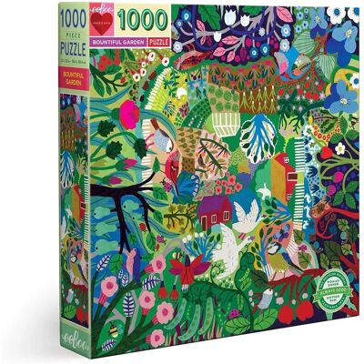 eeboo Bountiful Gardens 1000-delige Puzzel - Puzzle eeboo Bountiful Gardens 1000-delige Puzzel - Puzzle