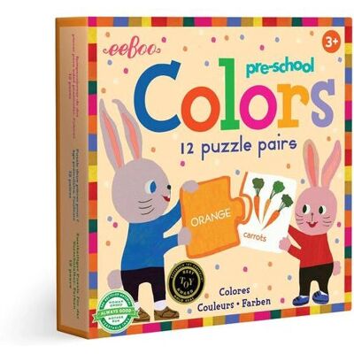 eeboo Vorschulfarben - Pädagogisches Brettspiel eeboo Vorschulfarben - Pädagogisches Brettspiel