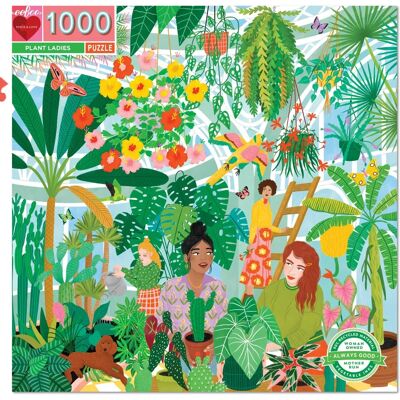 Puzzle Quadrato Eeboo Donne tra Fiori - Puzzle Puzzle Quadrato Eeboo Donne tra Fiori - Puzzle